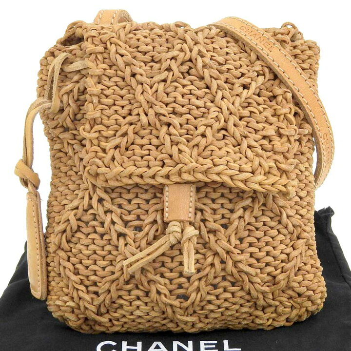 楽天市場】【本物保証】 布袋付 シャネル CHANEL 斜め掛け ショルダー  