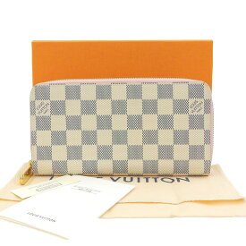 【本物保証】 箱・布袋付 美品 ルイヴィトン LOUIS VUITTON ダミエ アズール ジッピーウォレット ラウンドファスナー長財布 ピンク N63503 【中古】