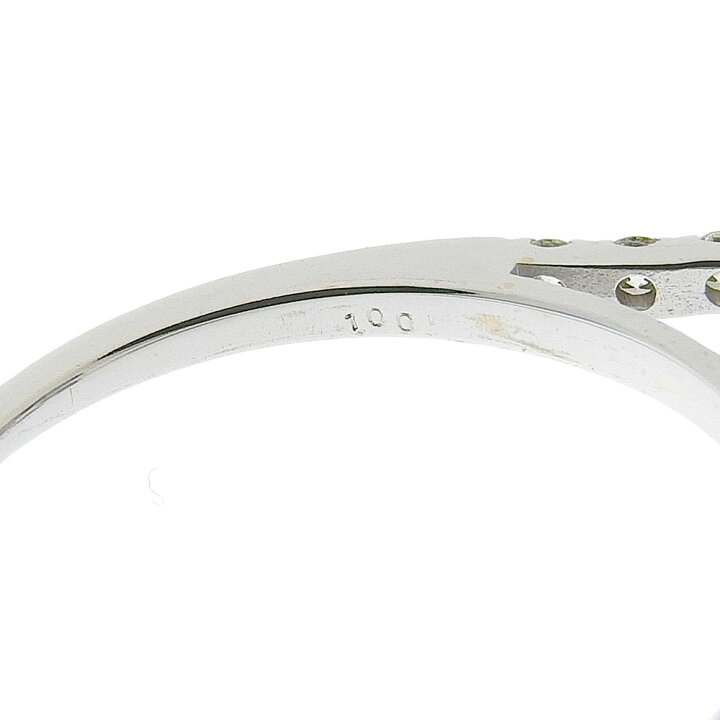 楽天市場】【本物保証】 新品同様 リング 指輪 K18WG メレダイヤモンド  