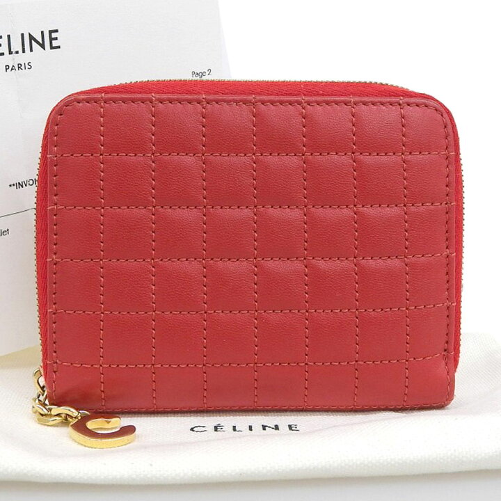楽天市場】【本物保証】 布袋・保付 超美品 セリーヌ CELINE 格子柄  