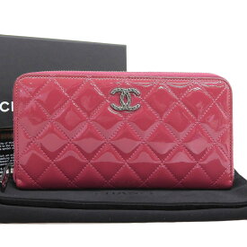 【本物保証】 箱・布袋・保付 超美品 シャネル CHANEL ココマーク ロゴ 長財布 20番台 ブティックシール 2014.12.28 O.K A50106 【中古】