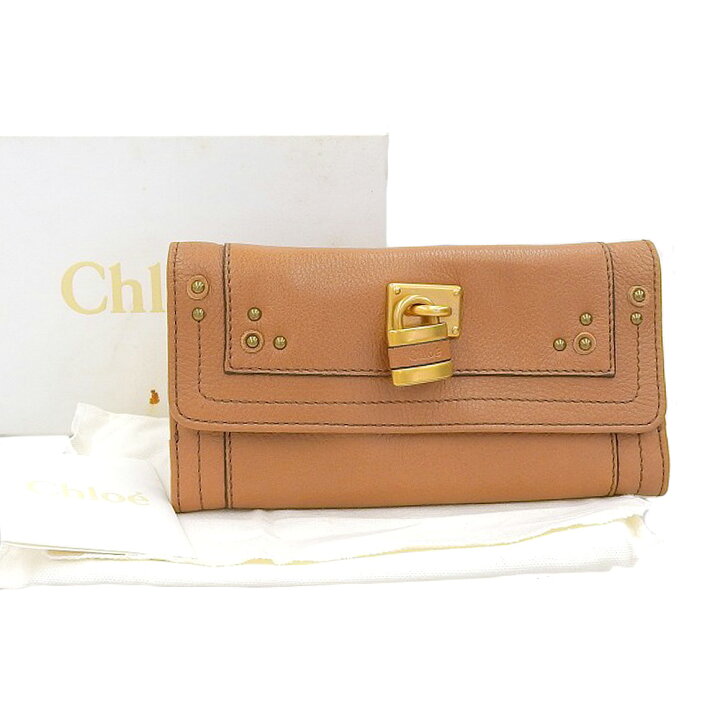 楽天市場】【本物保証】 箱・布袋付 クロエ CHLOE パディントン ホック 