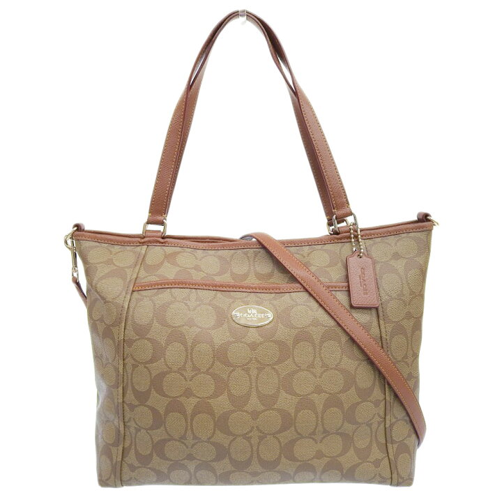 楽天市場】【本物保証】 超美品 コーチ COACH シグネチャー トート  