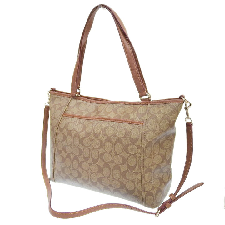 楽天市場】【本物保証】 超美品 コーチ COACH シグネチャー トート 