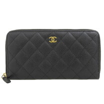 楽天市場】chanel ラウンドファスナー 長財布 黒の通販 