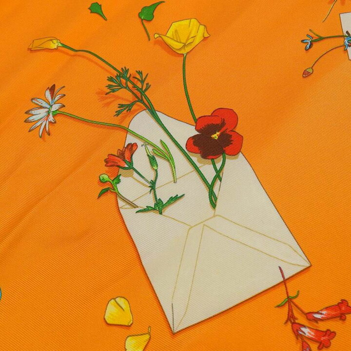 楽天市場】【本物保証】 美品 エルメス HERMES カレ42 プチスカーフ 花  