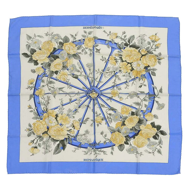 楽天市場】【本物保証】 超美品 エルメス HERMES カレ 90 花柄 