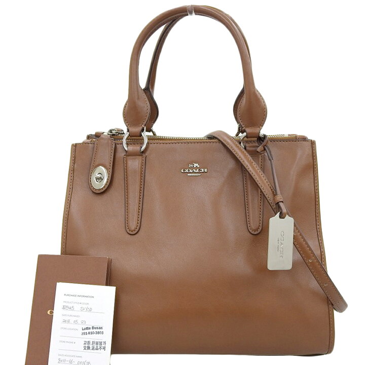 楽天市場】【本物保証】 保付 超美品 コーチ COACH クロスビー  