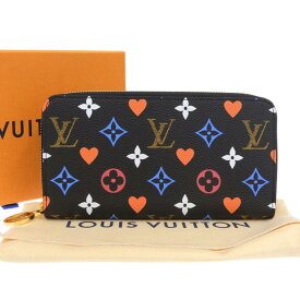 【8/1 P2倍】【本物保証】 箱・布袋付 超美品 ルイヴィトン LOUIS VUITTON ゲームオン モノグラム ジッピーウォレット ラウンドファスナー長財布 M80323 【中古】