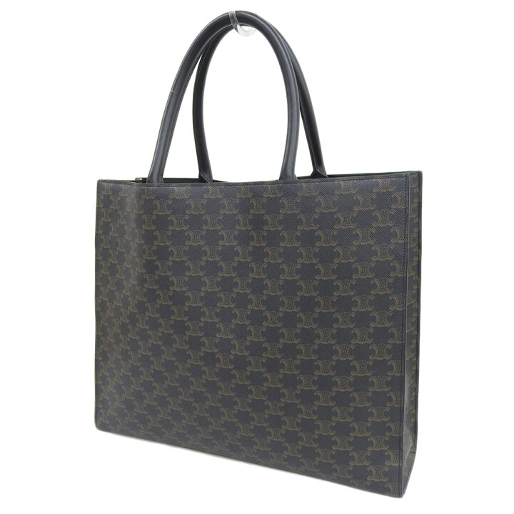 楽天市場】【本物保証】 布袋付 超美品 セリーヌ CELINE トリオンフ 