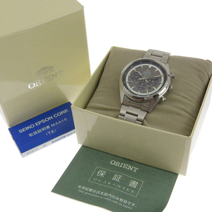 楽天市場】【本物保証】 箱・保付 美品 オリエント ORIENT 