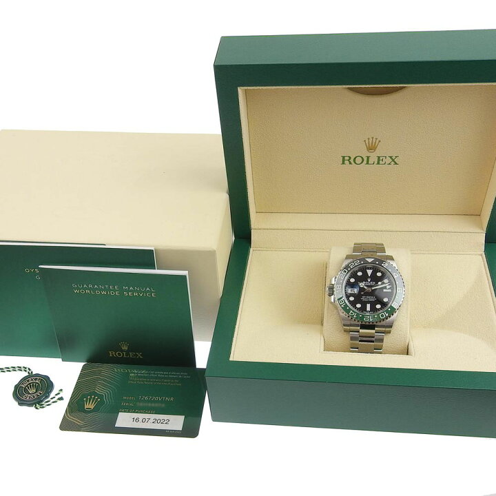 楽天市場】【本物保証】 箱・保付 新品同様 ロレックス ROLEX GMT  