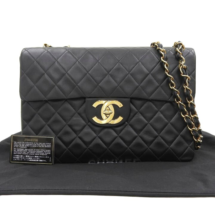 楽天市場】【本物保証】 布袋・保付 超美品 シャネル CHANEL デカ  