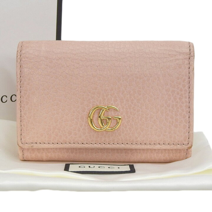 楽天市場】【本物保証】 箱・布袋付 グッチ GUCCI GGマーモント ロゴ L  