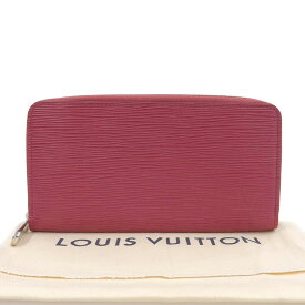 【本物保証】 布袋付 超美品 ルイヴィトン LOUIS VUITTON エピ ジッピーウォレット ラウンドファスナー長財布 フューシャ 赤 M61858 【中古】