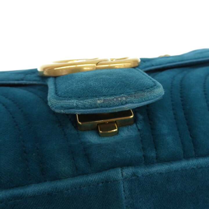 楽天市場】【本物保証】 布袋付 グッチ GUCCI GGマーモント ロゴ 