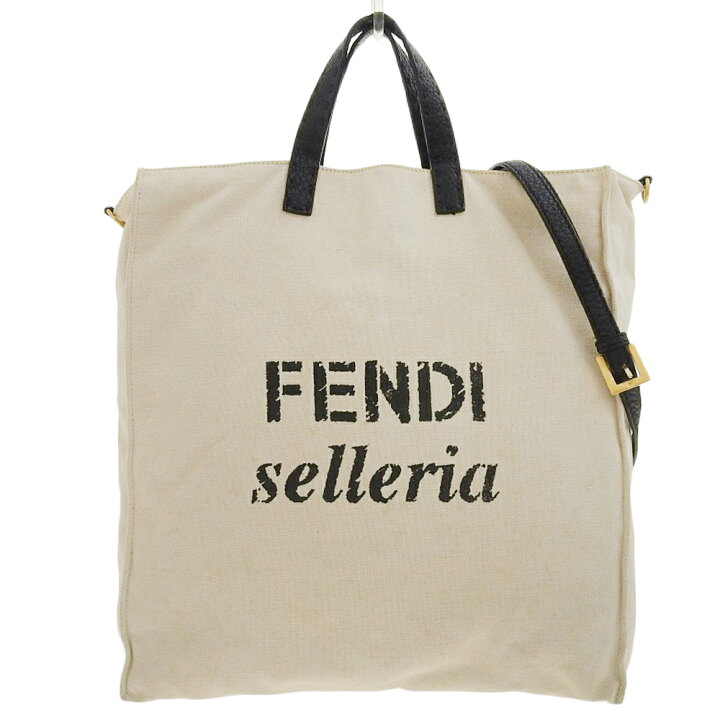 楽天市場】【本物保証】 フェンディ FENDI セレリアロゴ ナチュラル 
