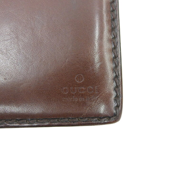 楽天市場】【本物保証】 箱付 グッチ GUCCI シンプル 二つ折り財布  