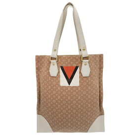 【本物保証】 超美品 ルイヴィトン LOUIS VUITTON モノグラム ミニラン イニシャル タンジェ トートバッグ キャメル M40022 希少 レア 【中古】