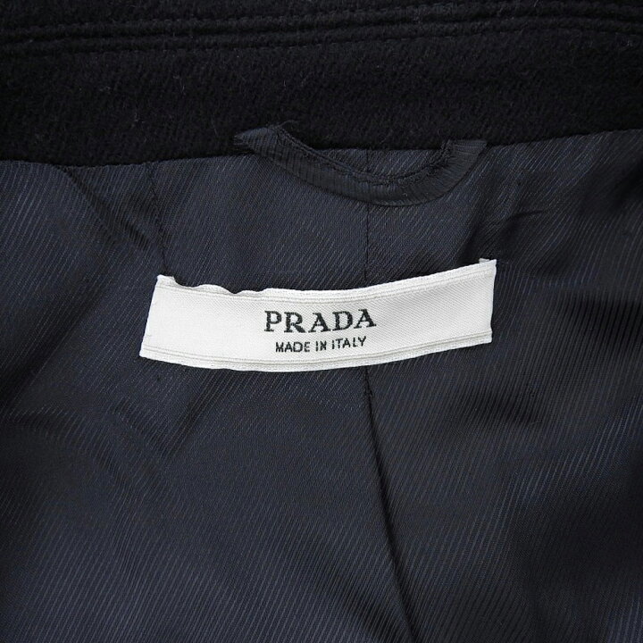 楽天市場】【本物保証】 超美品 プラダ PRADA Pコート ジャケット 