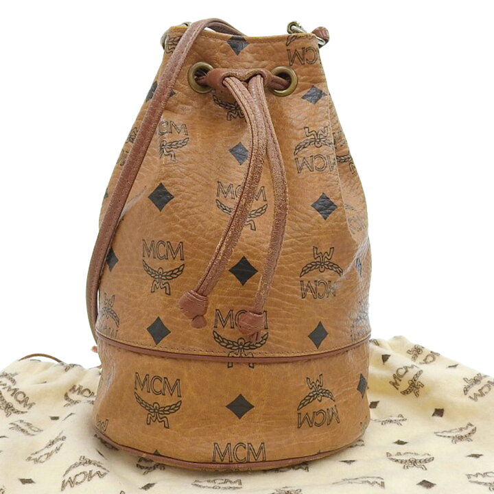 楽天市場】【本物保証】 布袋付 エムシーエム MCM 巾着バッグ 