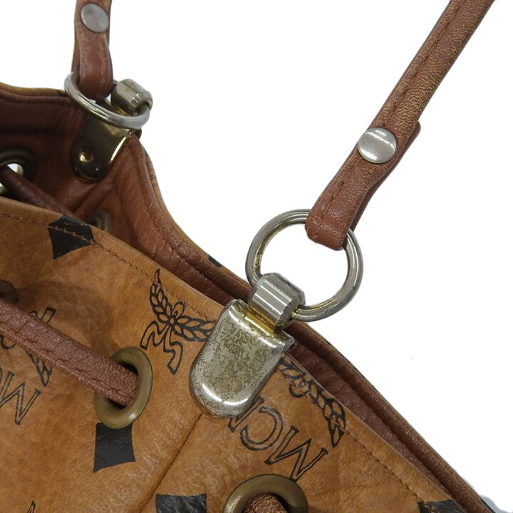 楽天市場】【本物保証】 布袋付 エムシーエム MCM 巾着バッグ 