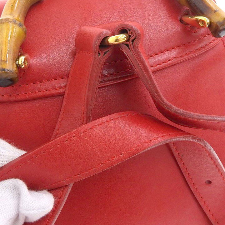楽天市場】【本物保証】 希少 レア グッチ GUCCI バンブー ミニ バック 