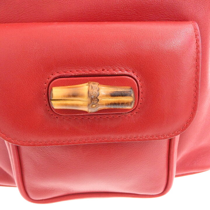 楽天市場】【本物保証】 希少 レア グッチ GUCCI バンブー ミニ バック 