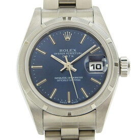 【本物保証】 希少 レア 箱付新品同様 ロレックス ROLEX オイスターパーペチュアルデイト 79190 A番 1999~2000年頃 エンジンターンドベゼル 【中古】