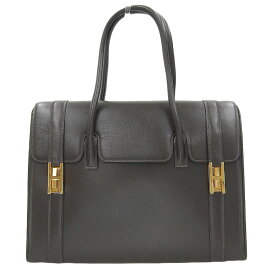 【本物保証】 エルメス HERMES ドラッグ27 〇S刻印 ハンドバッグ バッグ ボックスカーフ ショコラ GP金具 【中古】