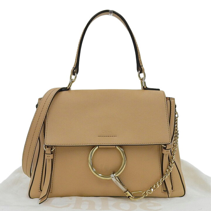 楽天市場】【本物保証】 布袋付 超美品 クロエ CHLOE フェイディ ロゴ  