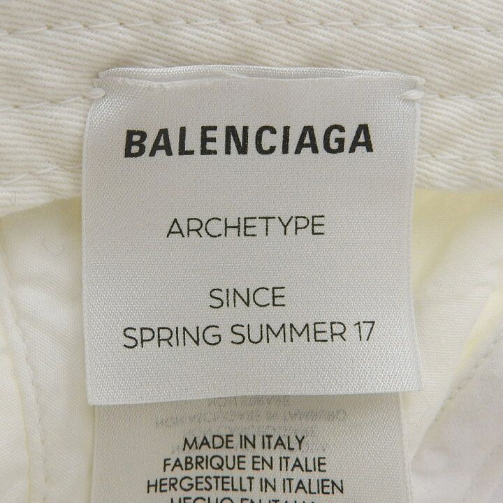 楽天市場】【本物保証】 バレンシアガ BALENCIAGA ロゴ ベースボール  