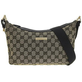 【本物保証】 グッチ GUCCI GGキャンバス ロゴ GG柄 斜め掛け ショルダーバッグ 019 0433 002122 バッグ グレー 【中古】