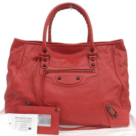 【本物保証】 希少 レア 布袋・保付 超美品 バレンシアガ BALENCIAGA ザ サンデー 228755 6480 002123 ハンドバッグ トートバッグ レザー 【中古】