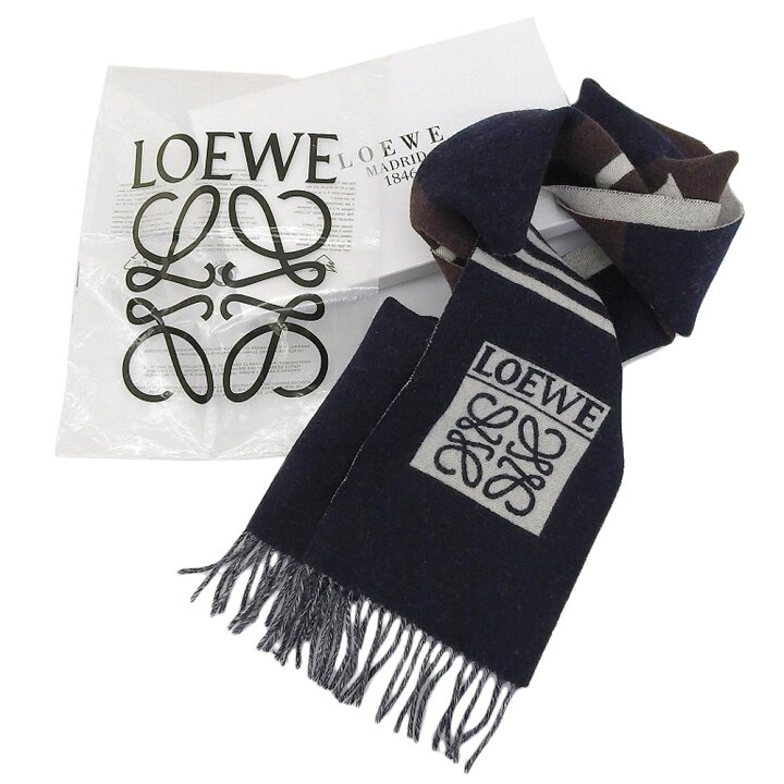 楽天市場】【本物保証】 箱付 新品同様 ロエベ LOEWE アナグラム  