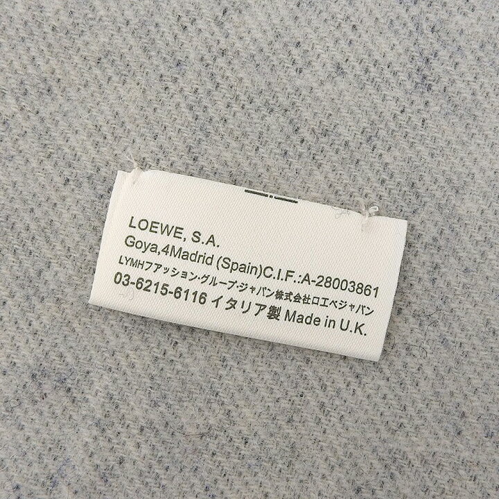 楽天市場】【本物保証】 箱付 新品同様 ロエベ LOEWE アナグラム  