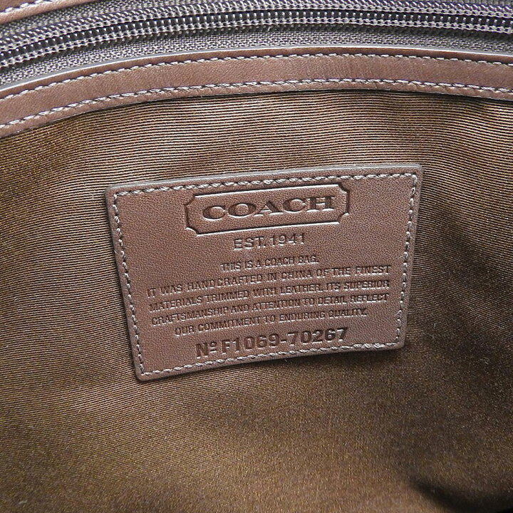 楽天市場】【本物保証】 超美品 コーチ COACH オプアート 70267 斜め 