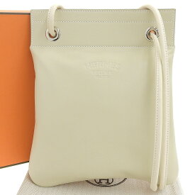 【本物保証】 箱・布袋付 新品同様 エルメス HERMES サック アリーヌ ミニ U刻印 ショルダーバッグ 斜め掛け シェリ クレ/ナタ 【中古】
