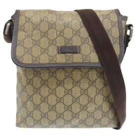 【本物保証】 グッチ GUCCI GGスプリーム GGプラス 斜め掛け ショルダーバッグ 223666 204990 ブラウン ロゴ 【中古】