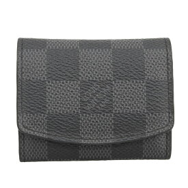 【本物保証】 新品同様 ルイヴィトン LOUIS VUITTON ダミエ グラフィッ ト小物ケース カフスケース 【中古】