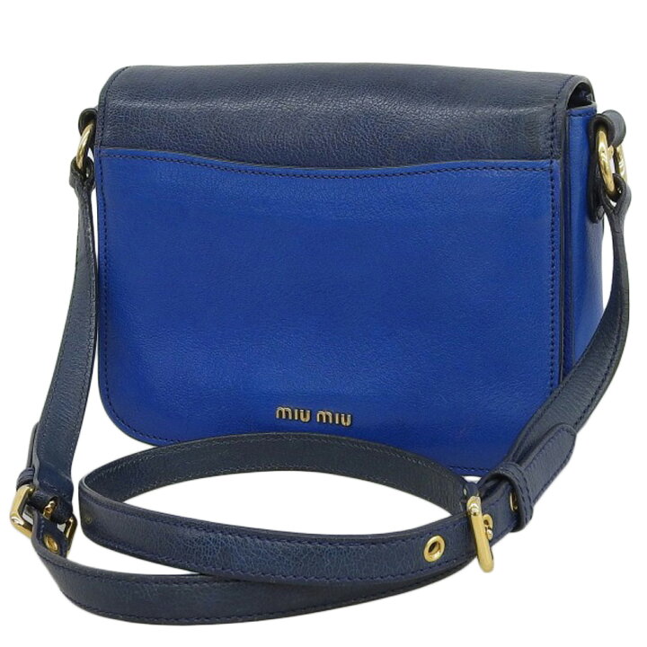 楽天市場】【本物保証】 ミュウミュウ MIUMIU マドラス バイカラー 