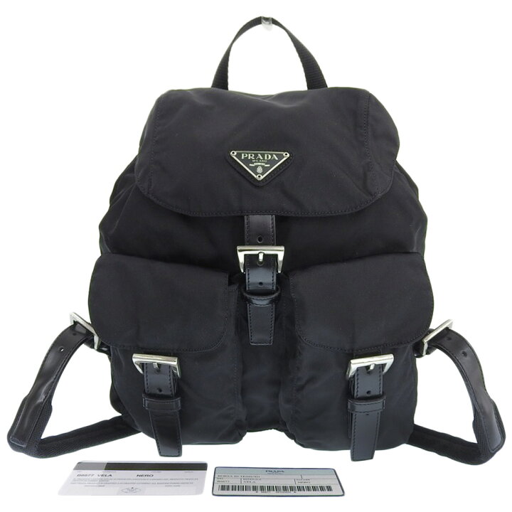 楽天市場】【本物保証】 保付 超美品 プラダ PRADA リュックサック 
