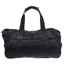 【本物保証】 希少 シャネル CHANEL スポーツライン シール付 10番台 ブティックシール付2005.7.2 D.K ココマーク ボストンバッグ ナイロン 【中古】