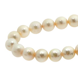 【本物保証】 鑑付 超美品 アコヤパール ネックレス 42.0g シルバー アコヤ養殖真珠 約7.8～8.5mm あこや真珠 ホワイトパール ノーブランド 【中古】
