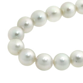 【本物保証】 箱・鑑付 超美品 ジュエリーマキ JEWELRY MAKI 51.1g アコヤパール ネックレス シルバー環 アコヤ養殖真珠約7.9～8.5mm 着色 【中古】