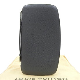 【本物保証】 布袋付 新品同様 ルイヴィトン LOUIS VUITTON タイガ オーガナイザー アトール M30652 トラベルバッグ ブラック 【中古】