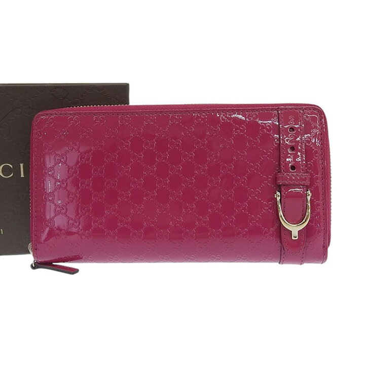 楽天市場】【本物保証】 箱付 超美品 グッチ GUCCI グッチシマ ジップ 
