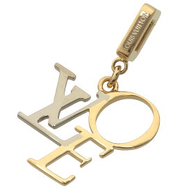 【本物保証】 希少 レア 新品同様 ルイヴィトン LOUIS VUITTON 5.1g ザッツラブ ペンダントトップ K18YG K18WG LOVE Q93114 【中古】