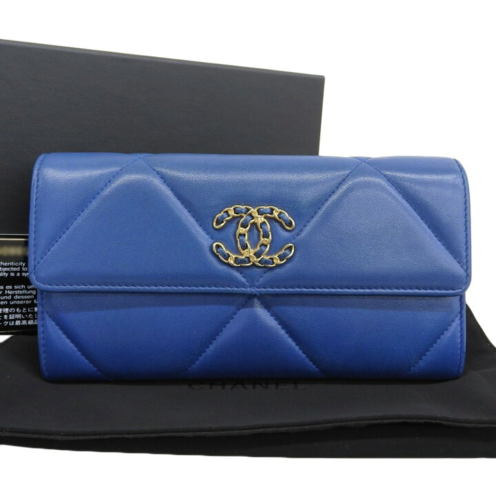 楽天市場】【本物保証】 箱・布袋・保付 シャネル CHANEL 19ロング  
