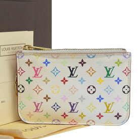 【本物保証】 箱・布袋・保付 ルイヴィトン LOUIS VUITTON モノグラム マルチカラー ポシェット クレ M93734 コインケース 小銭入れ ブロン 【中古】